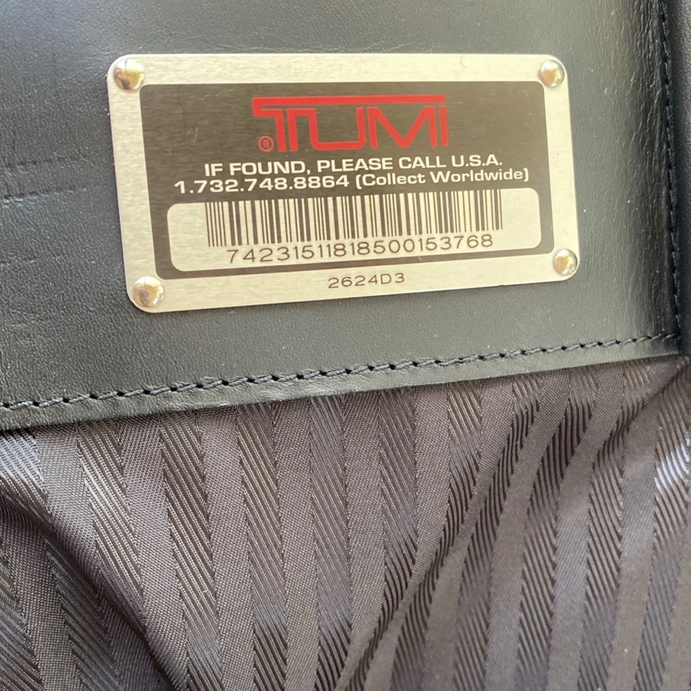 Tumi Safecase Deluxe Organizer Computer Brief